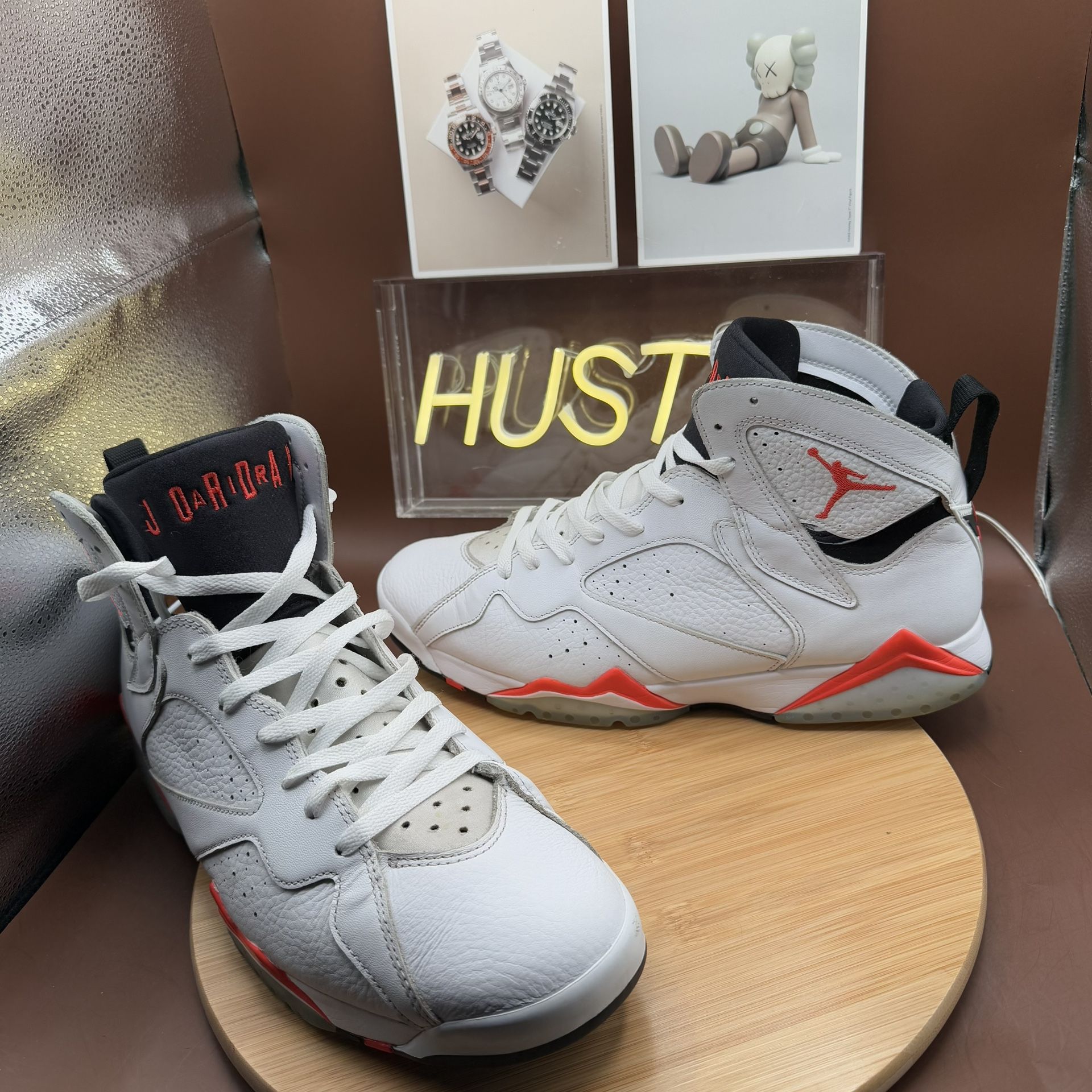 Air Jordan 7 Retro White Infrared Men’s Size 13