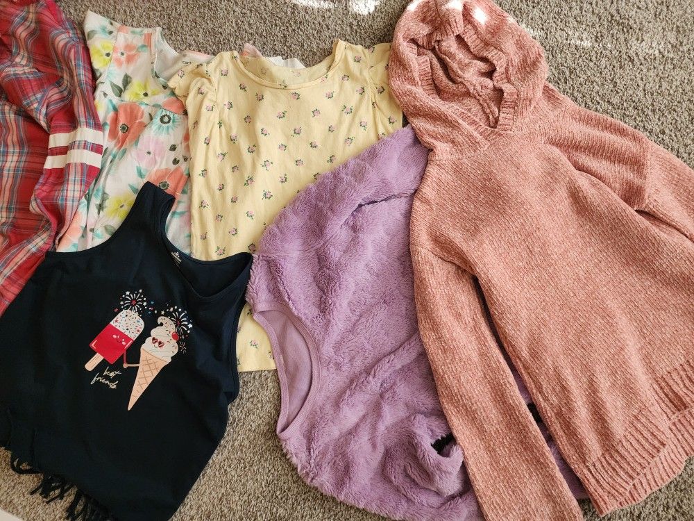 Girls 8-10 T Clothes 11 Shirts, Moving Sale