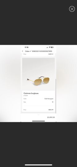 Louis Vuitton Clockwise Canvas Sunglasses for Sale in Lakewood, CA