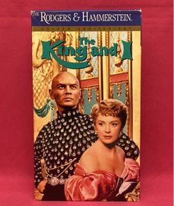 The King and I movie Rodgers & Hammerstein VHS tape Yul Brynner