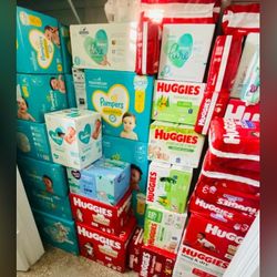 MOST BRANDS ))New!! Boxes Of Baby Diapers 