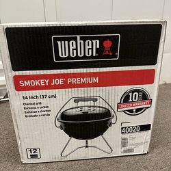 Weber Smokey Joe Premium 14” Charcoal Grill – New