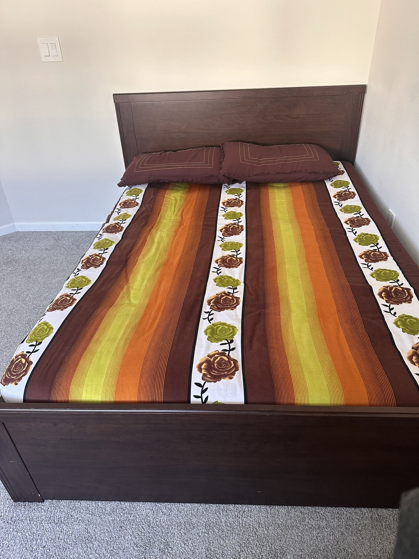 Ikea full size bed frame and slatted bed base