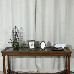 Oak Sofa Table/ Entry Console / Accent Table 