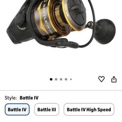 Brand New Penn Battle IV 6000 Spinning Reel