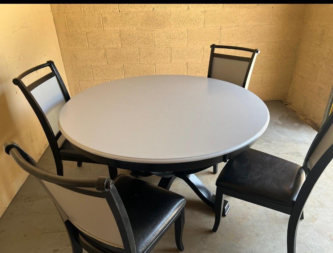 Dining Table 54 Inch With 4 Chairs