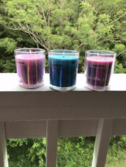 Beautiful candle in a box