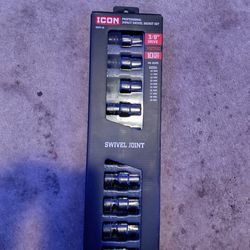 The ICON 3/ Drive Metro  Impact Swivel Socket Set