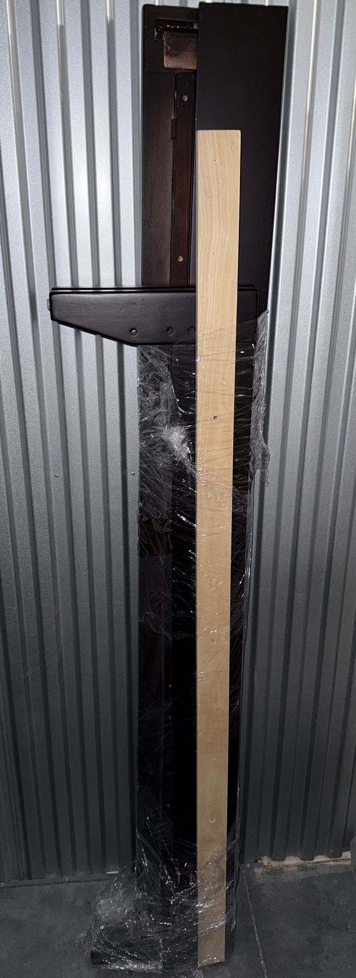 Queen Size Bed Frame Dark Brown