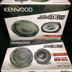 Kenwood 6x9 N 6.5 Car Audio Speakers 