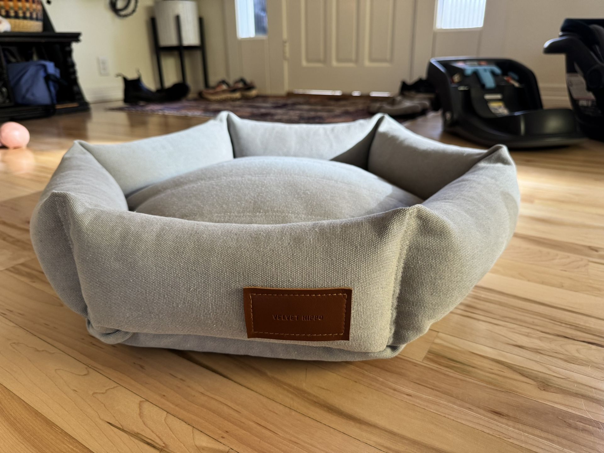 Velvet Hippo Small Dog Bed