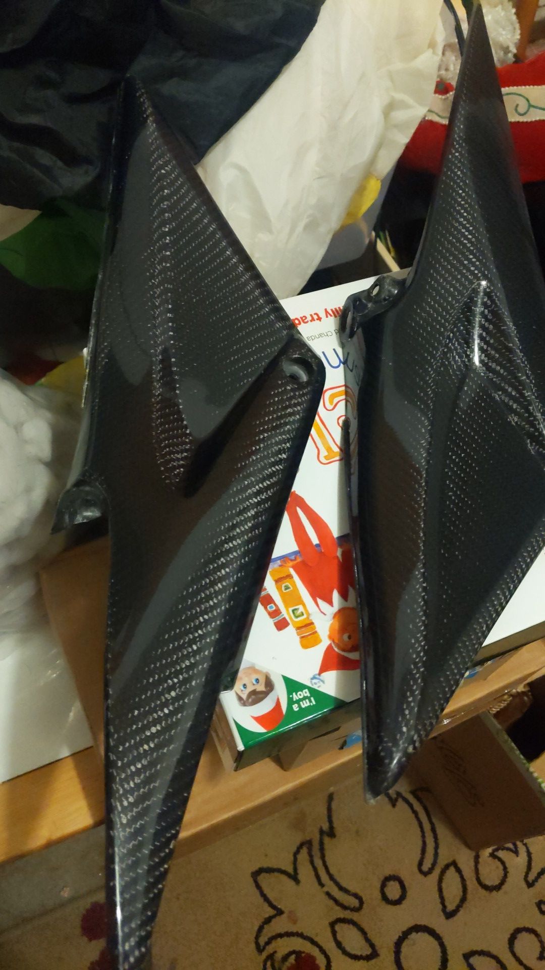 Honda CBR 2006 Carbon Fiber Gas Tank Covers