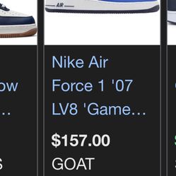 Nike Air Force 07 LV8 Game Royal Navy