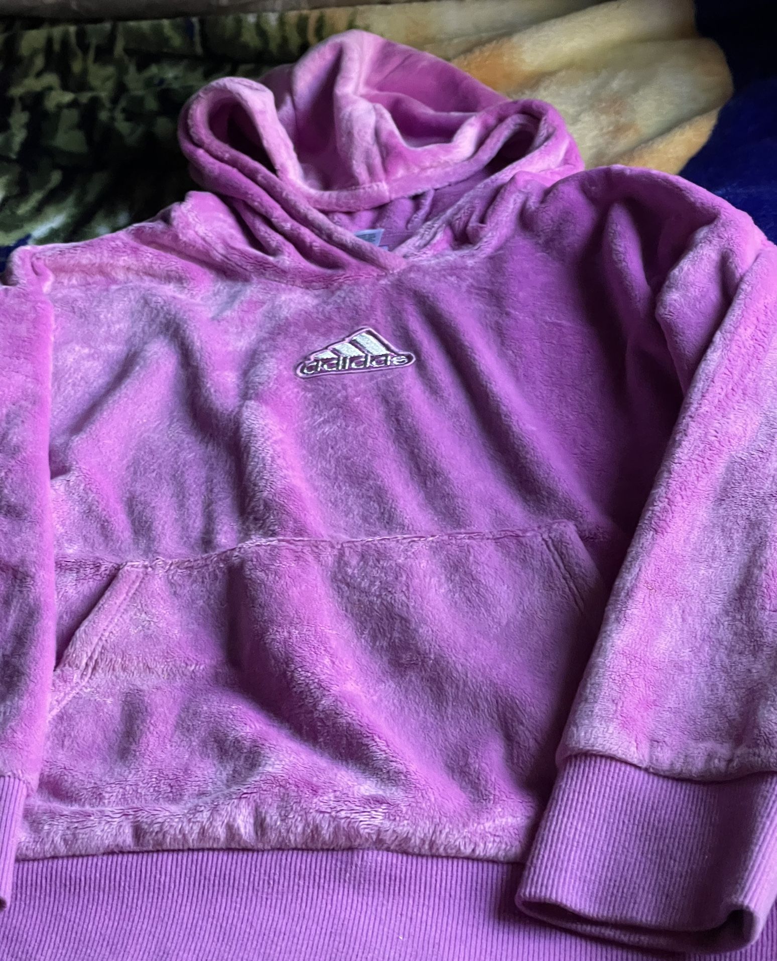 Girls Adidas Fuchsia Hoodie size 14