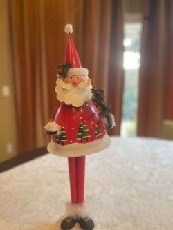 Pier 1 Santa Claus Bobble Figurine