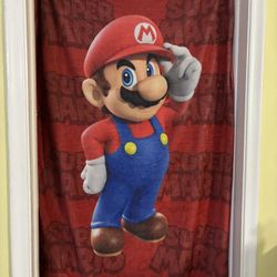 Used Mario Throw 38” X 50”