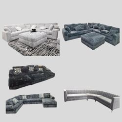 Brand NEW  U SECTIONAL Sofa COUCHES CHAISE 