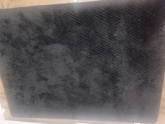 Jessica Simpson Black Comfy Carpet/Rug