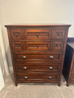 Tall Five Drawer Dresser