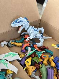 Jurassic World take apart STEAM dinosaurs