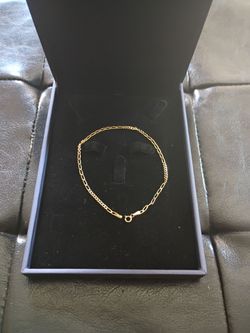 10k Gold Figaro Bracelet/Anklet