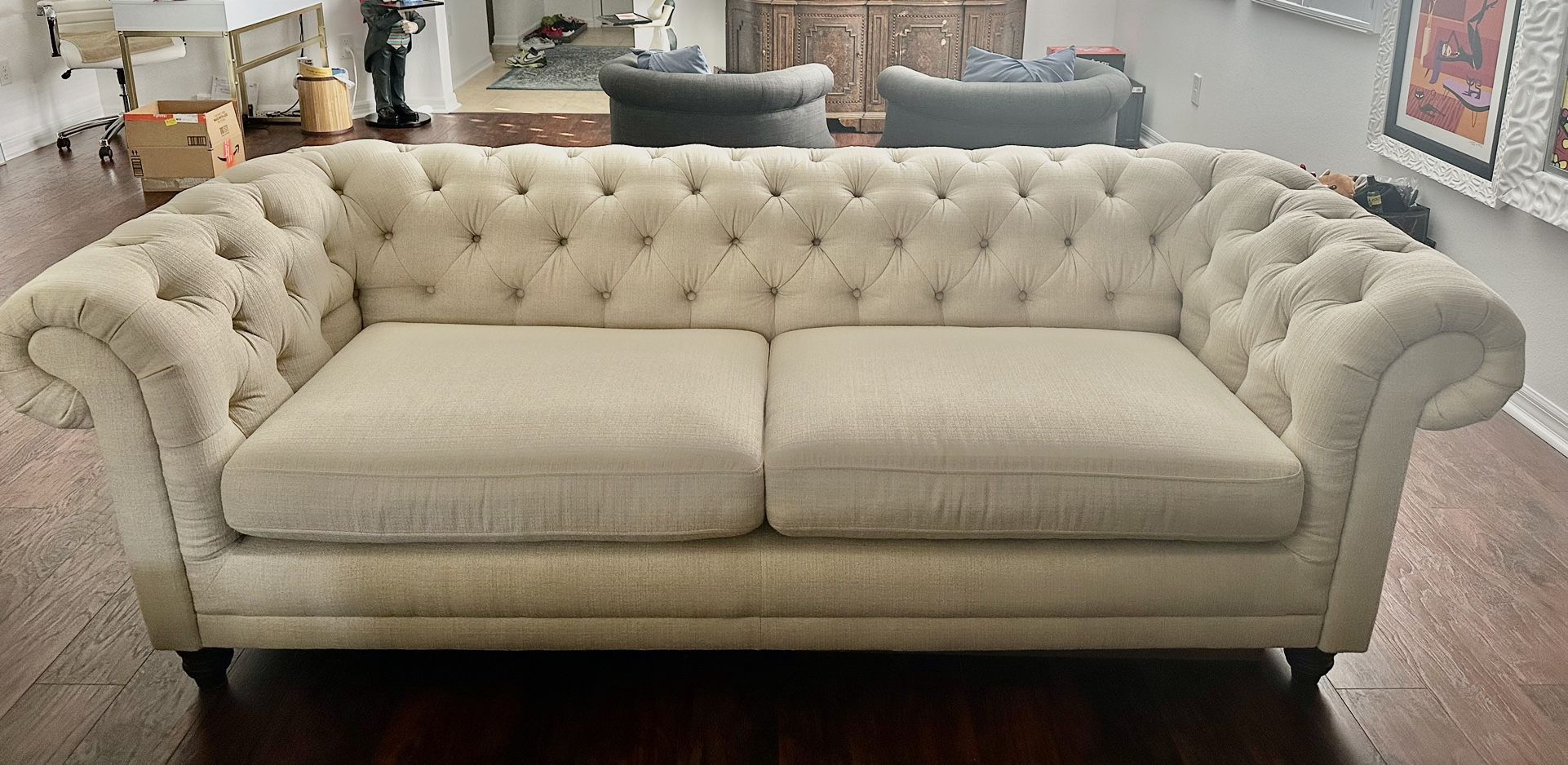 Large Tufted Style Couch