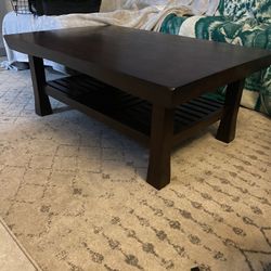Wood Coffee Table (42x28x17)