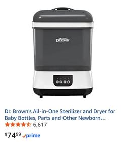 Dr Browns All-In-One Bottle Sterilizer and Dryer