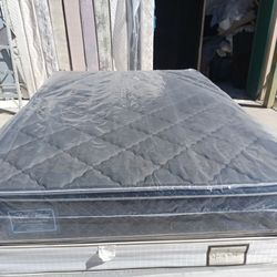 New queen pillowtop mattress and box spring