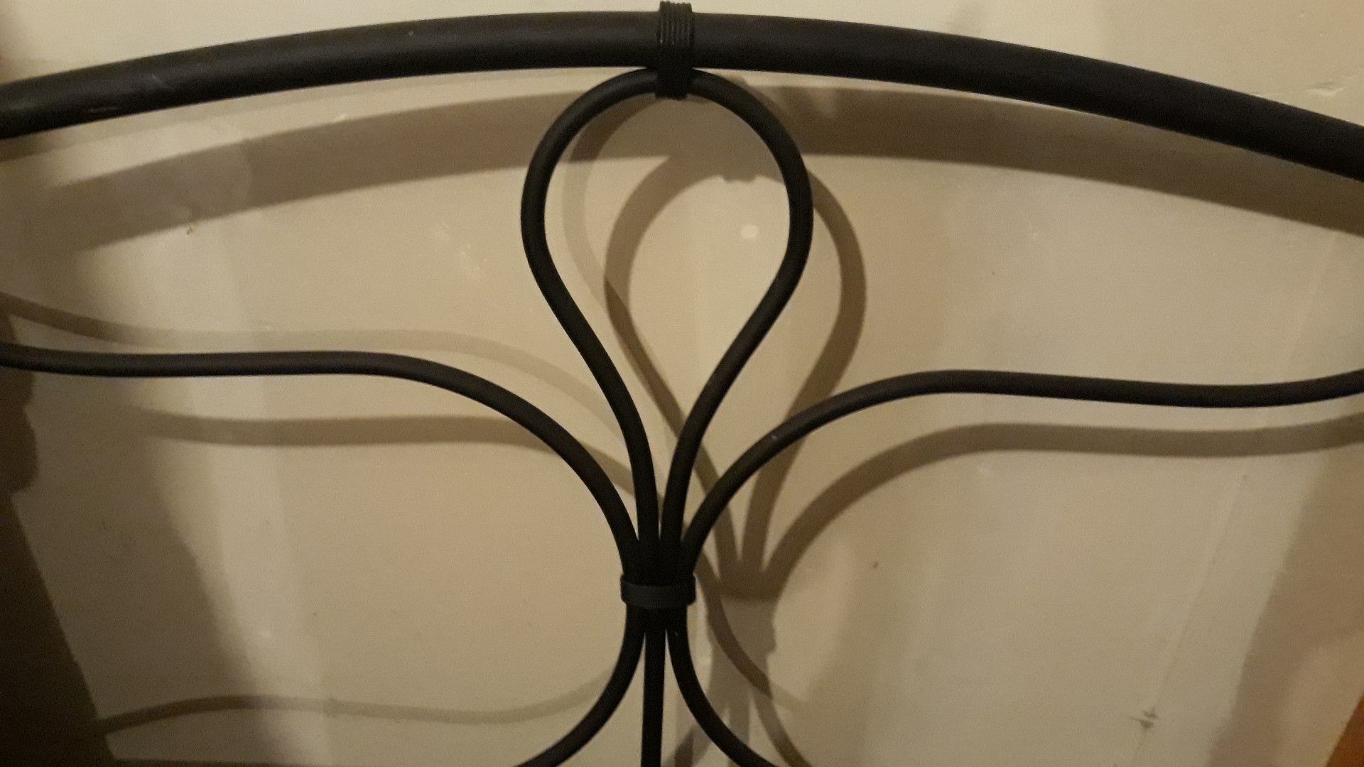 Twin head board and frame