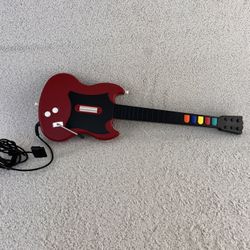 Guitar Hero Gibson SG Red Octane Wired Controller Playstation 2 PS2 PSLGH