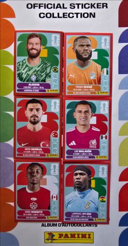 Panini Stickers World Cup 2026 Red Parallel