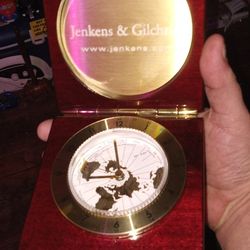 Beautiful Fliptop Jenkens&gilchrist World Collector Clock