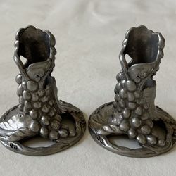 1989 Seagull Pewter Candle Holders