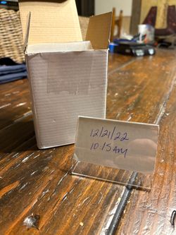Acrylic card stands - Lot of 20