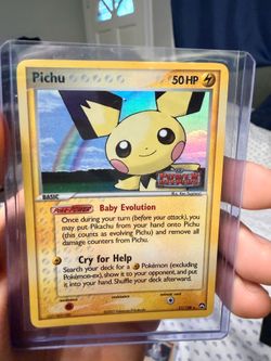 Pichu Ex Power Keepers Pokemon Card