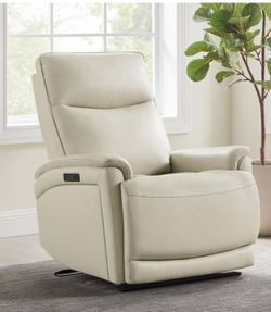 Sanders Leather Power Recliner with Power Headrest $399.99