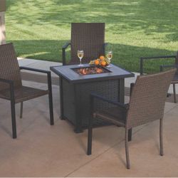 5-Piece Fire Table Chat Set