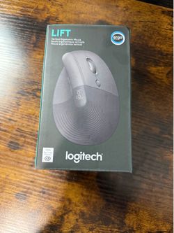 Logitech Lift Vertical Ergonomic Wireless Mouse Graphite