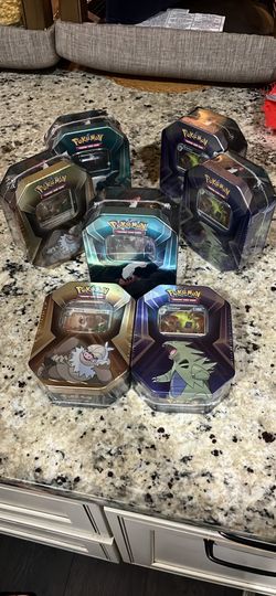 Brand New Sealed Never Opened Pokémon Tins