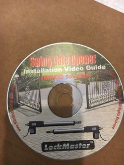 Lockmaster swing gate opener