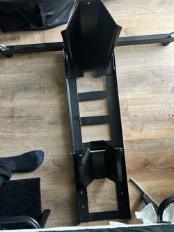 Motorcycle stand wheel chock