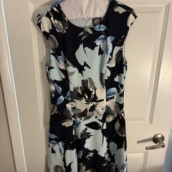 Vince Camuto floral tapered dress
