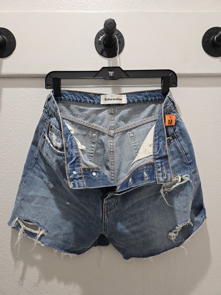 REFORMATION Denim Shorts