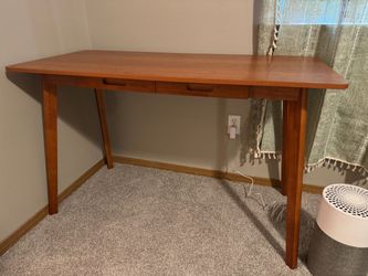 4ft desk - open box, unused, mid century style