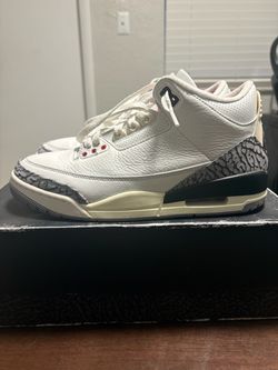 Air Jordan 3 Retro “White Cement Reimagined” – Men’s Size 8.5 – Worn Once – OG Box