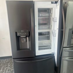 LG Black Stainless Refrigerator Pre-on only $999