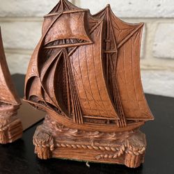 Vintage Bookends sailboat