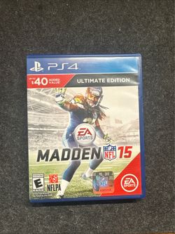 Sony PlayStation 4 EA Sports Madden NFL 15 Ultimate Edition With Case