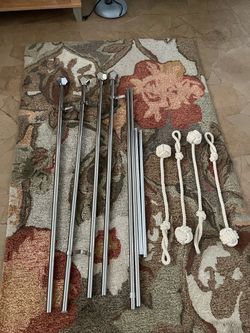 Curtain rods great quality with tie backs